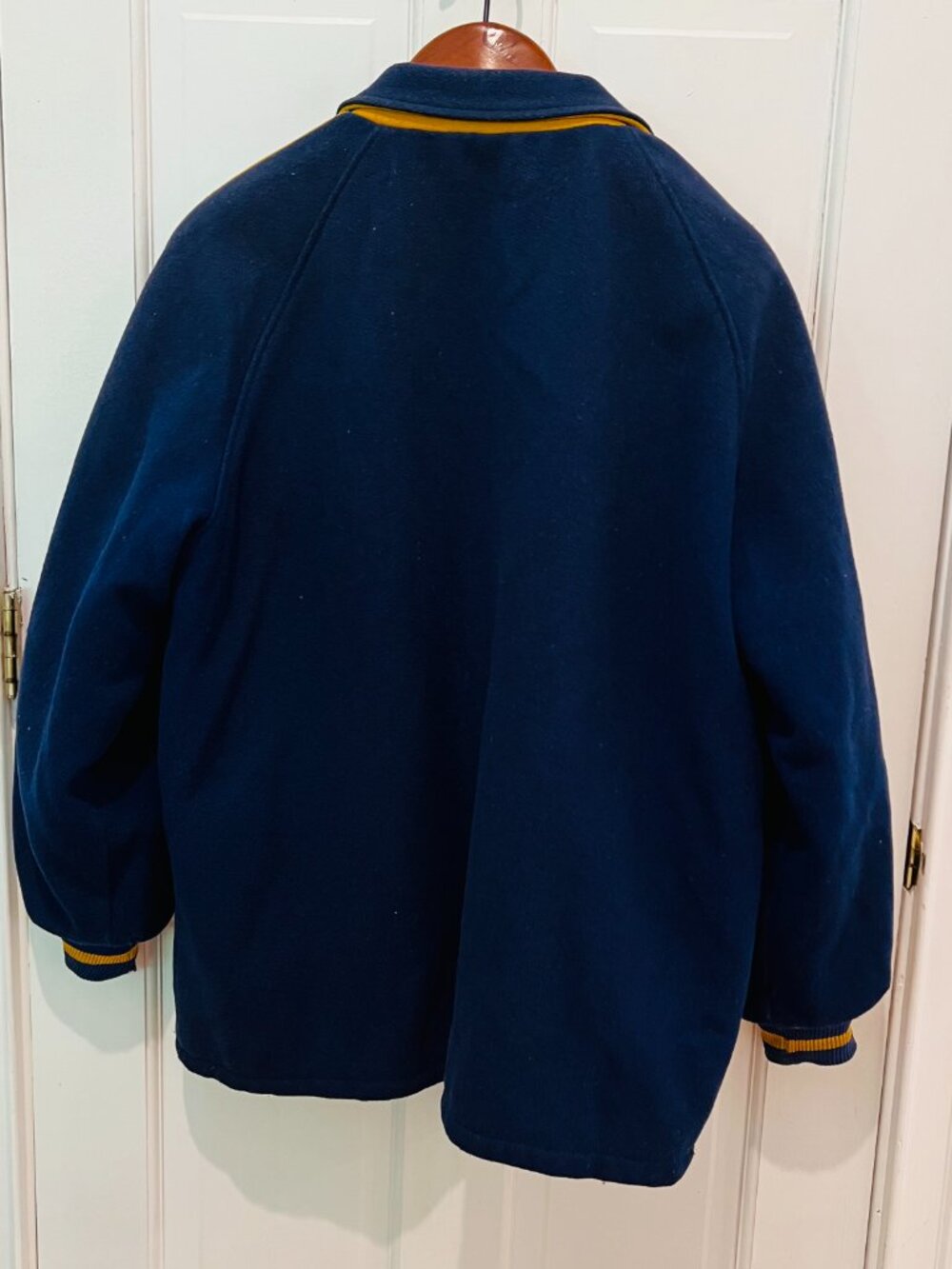Vintage 50s Empire Wool Varsity Jacket Chain Stitch USA Union Made - Picture 9 of 16
